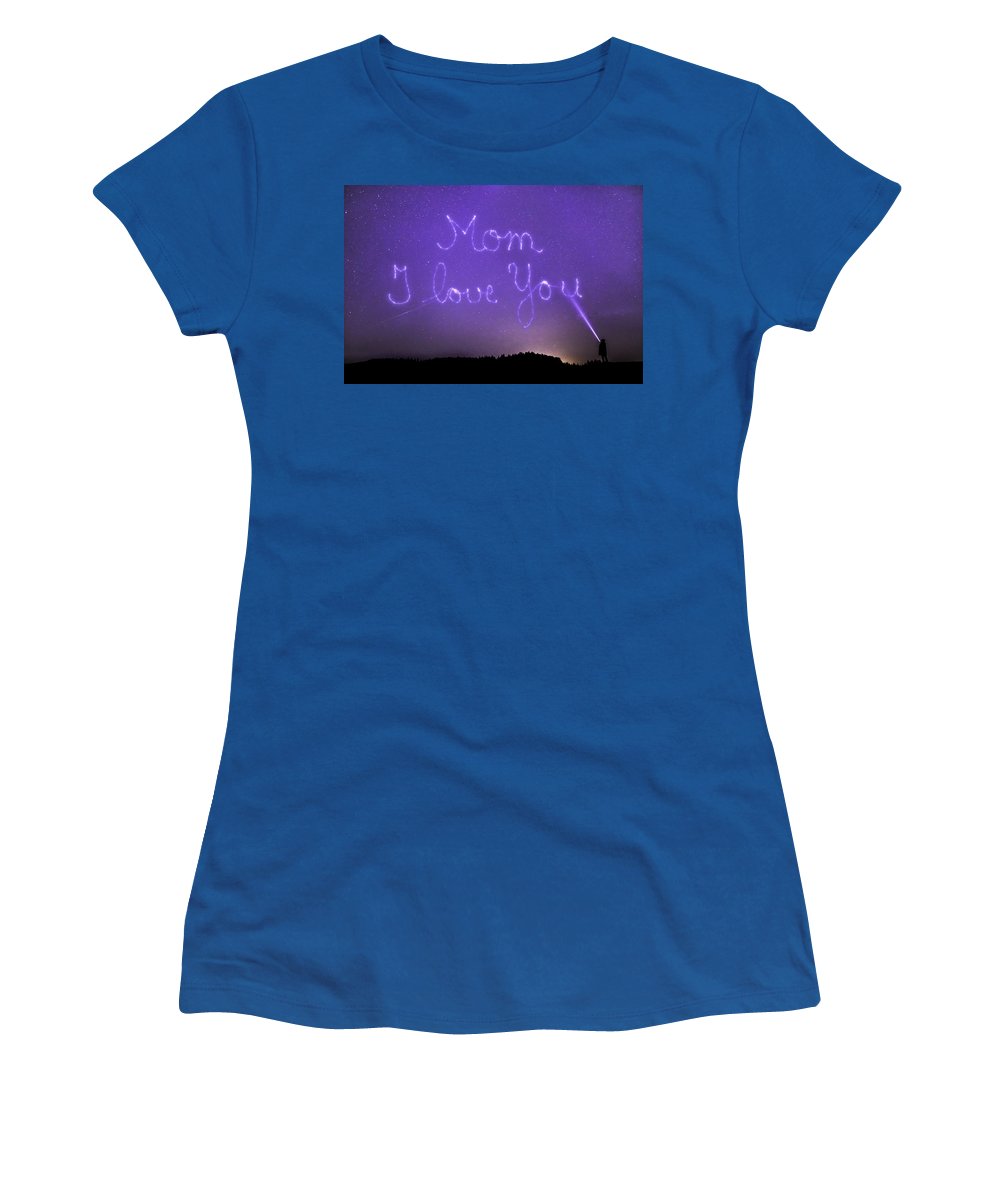 Love You Mom - Women's T-Shirt (Athletic Fit)