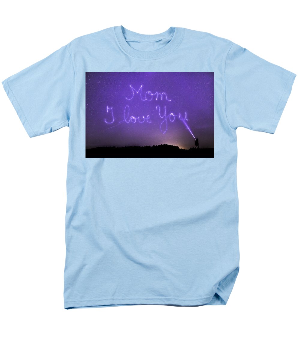 Love You Mom - Men's T-Shirt  (Regular Fit)