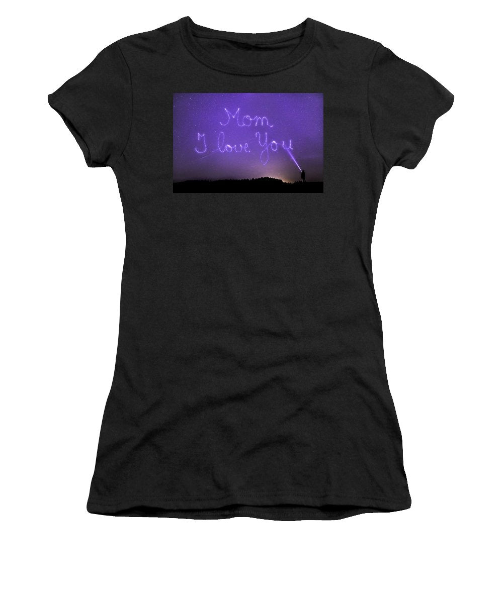 Love You Mom - Women's T-Shirt (Athletic Fit)