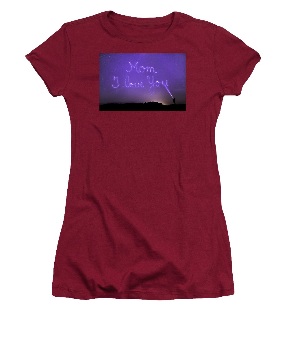 Love You Mom - Women's T-Shirt (Athletic Fit)