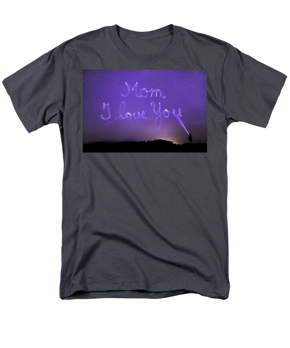 Love You Mom - Men's T-Shirt  (Regular Fit)