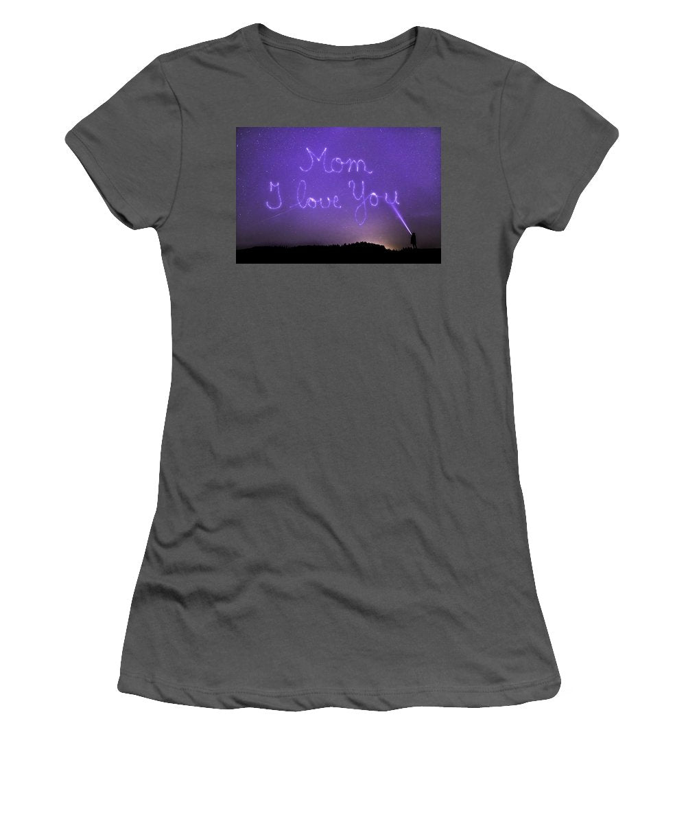 Love You Mom - Women's T-Shirt (Athletic Fit)
