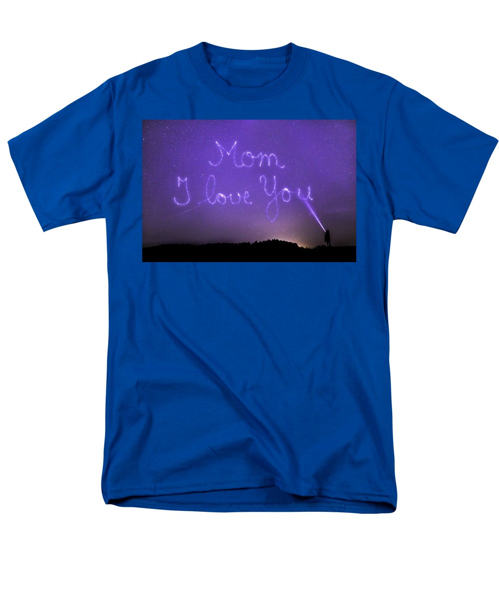 Love You Mom - Men's T-Shirt  (Regular Fit)