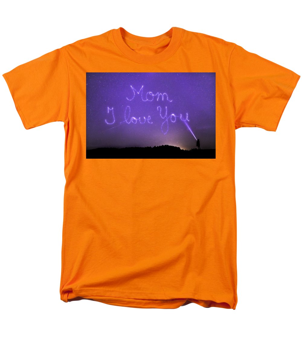 Love You Mom - Men's T-Shirt  (Regular Fit)