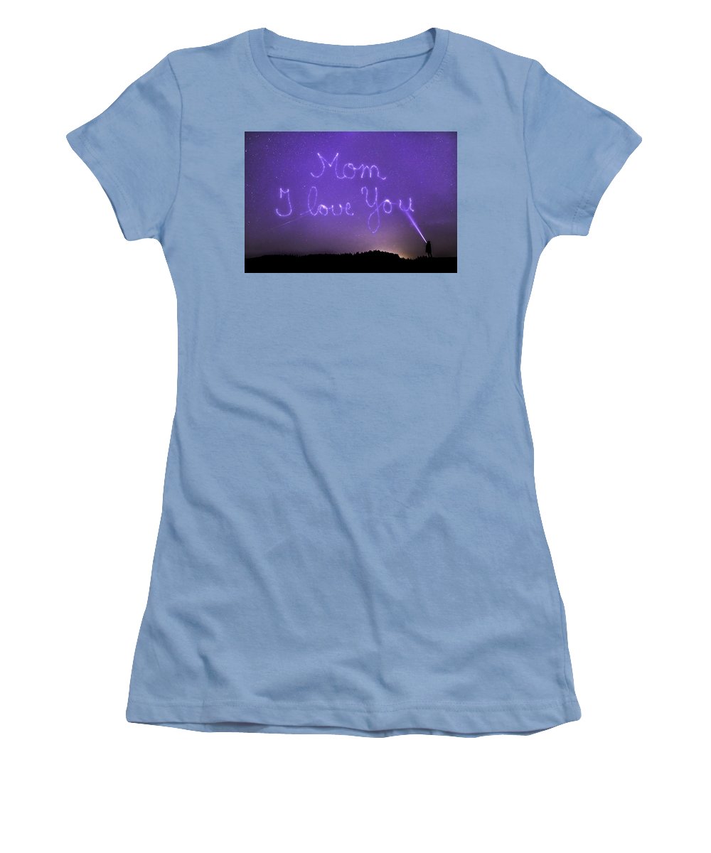 Love You Mom - Women's T-Shirt (Athletic Fit)