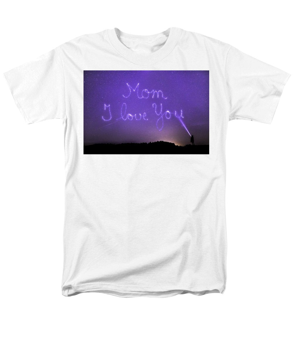 Love You Mom - Men's T-Shirt  (Regular Fit)
