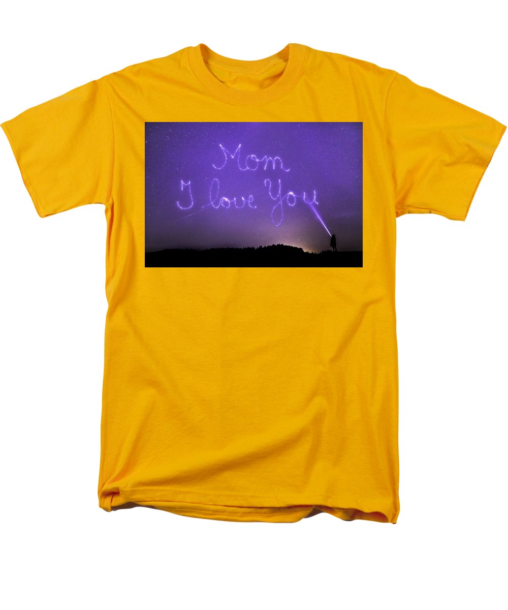 Love You Mom - Men's T-Shirt  (Regular Fit)