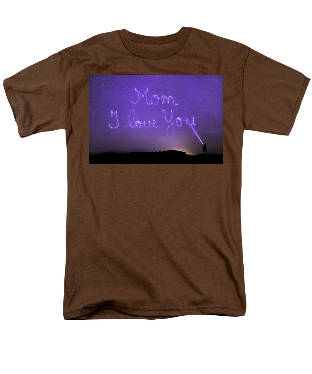 Love You Mom - Men's T-Shirt  (Regular Fit)