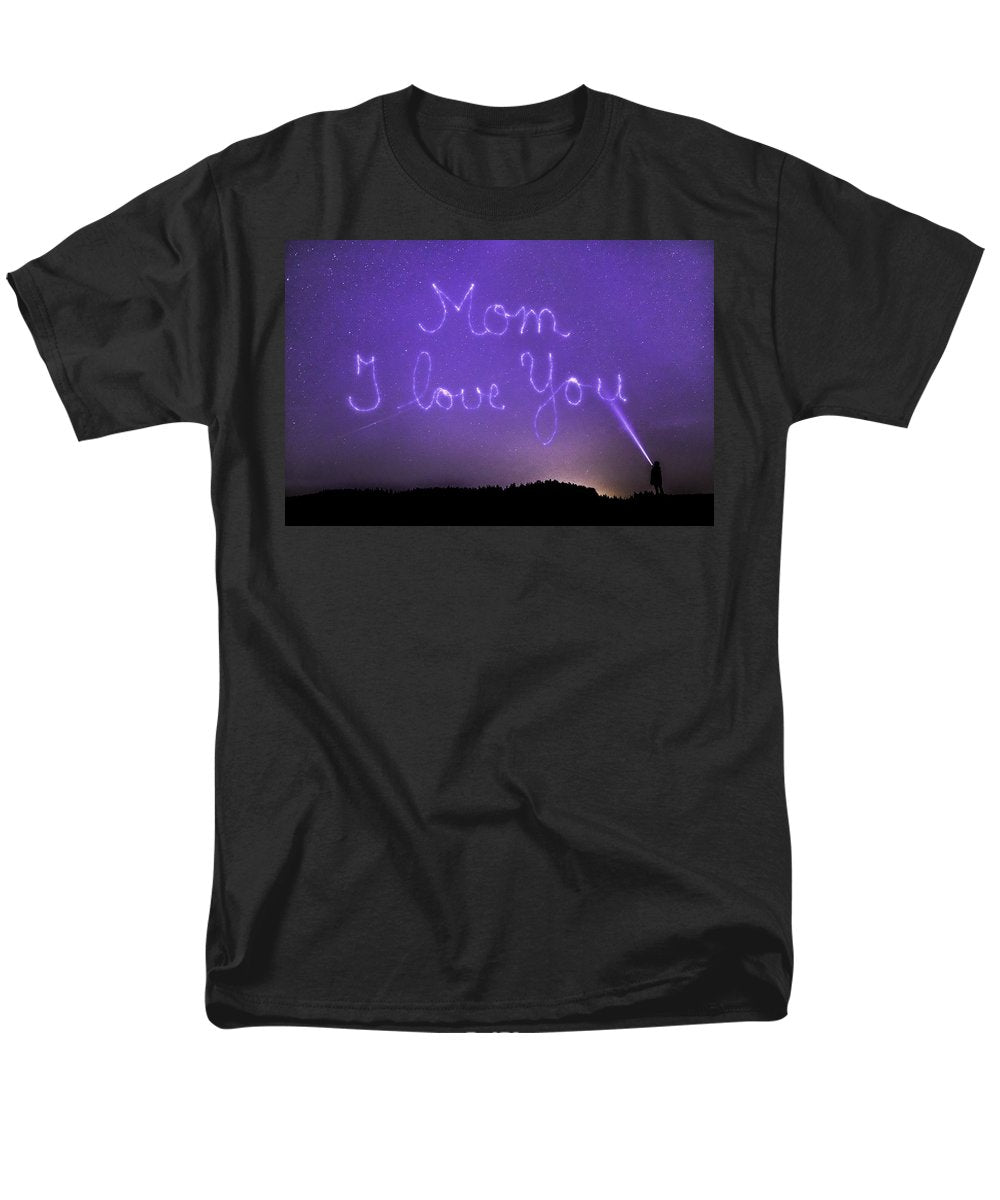 Love You Mom - Men's T-Shirt  (Regular Fit)