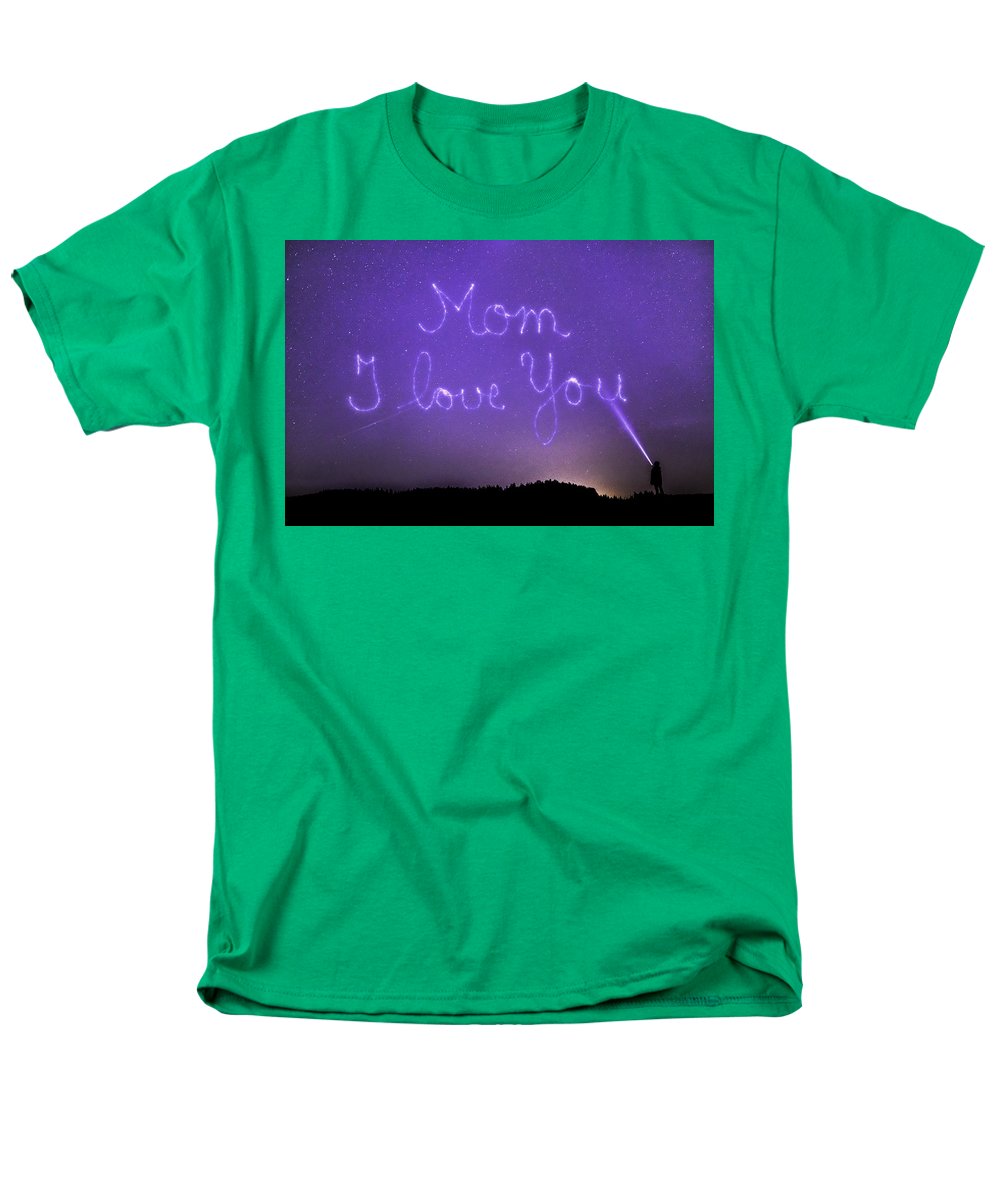 Love You Mom - Men's T-Shirt  (Regular Fit)