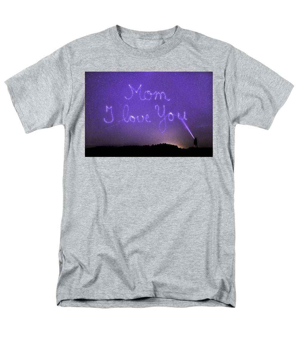 Love You Mom - Men's T-Shirt  (Regular Fit)