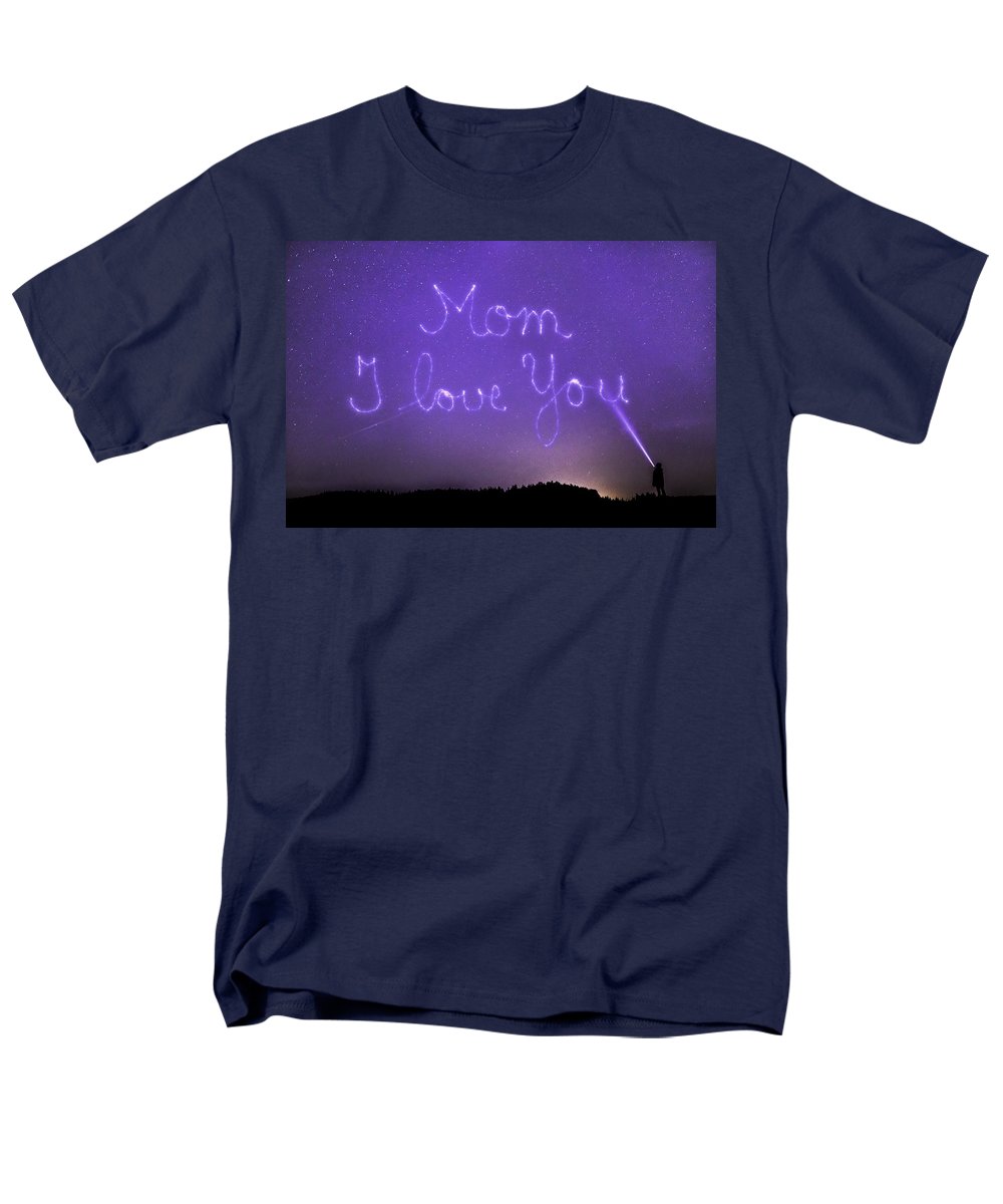 Love You Mom - Men's T-Shirt  (Regular Fit)