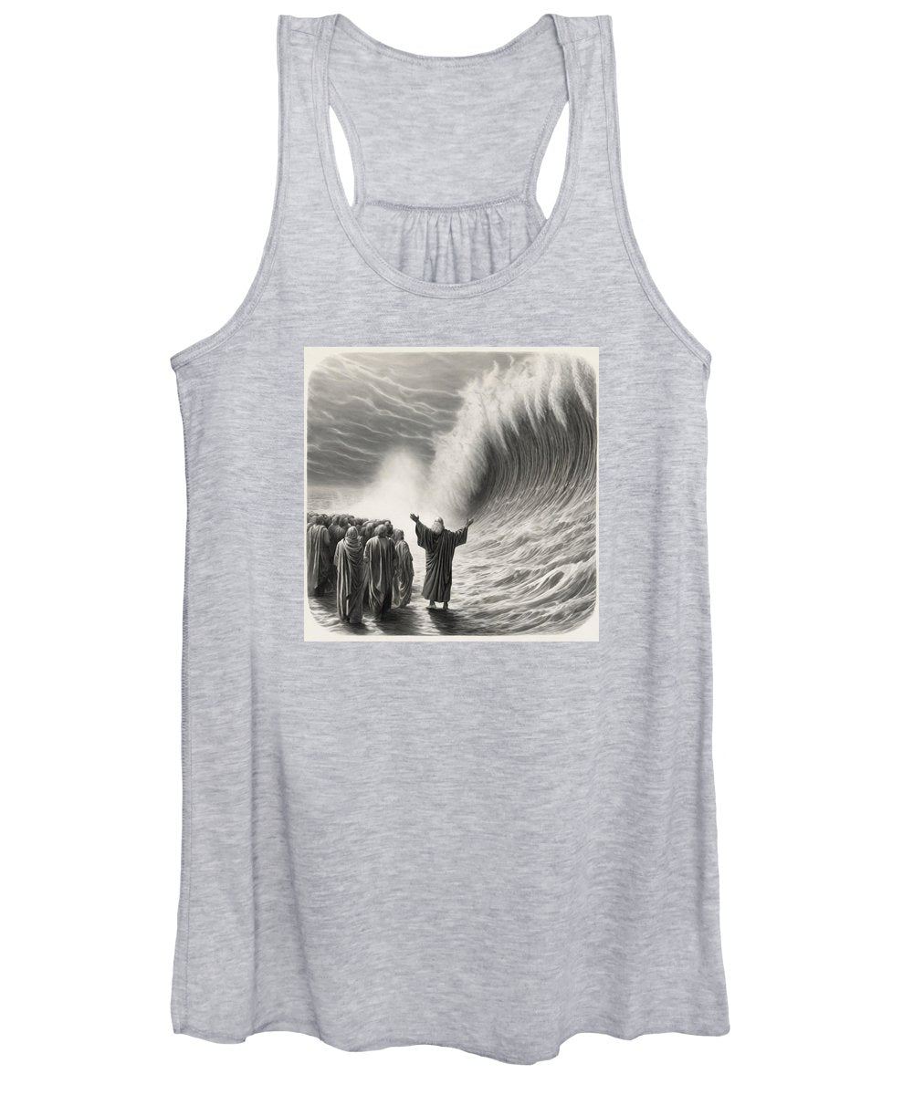 Moses Parting The Red Sea - Women's Tank Top