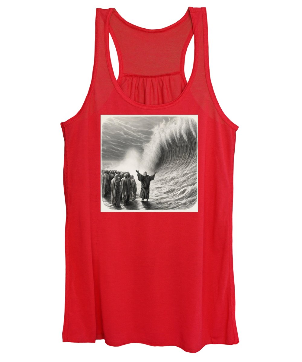 Moses Parting The Red Sea - Women's Tank Top