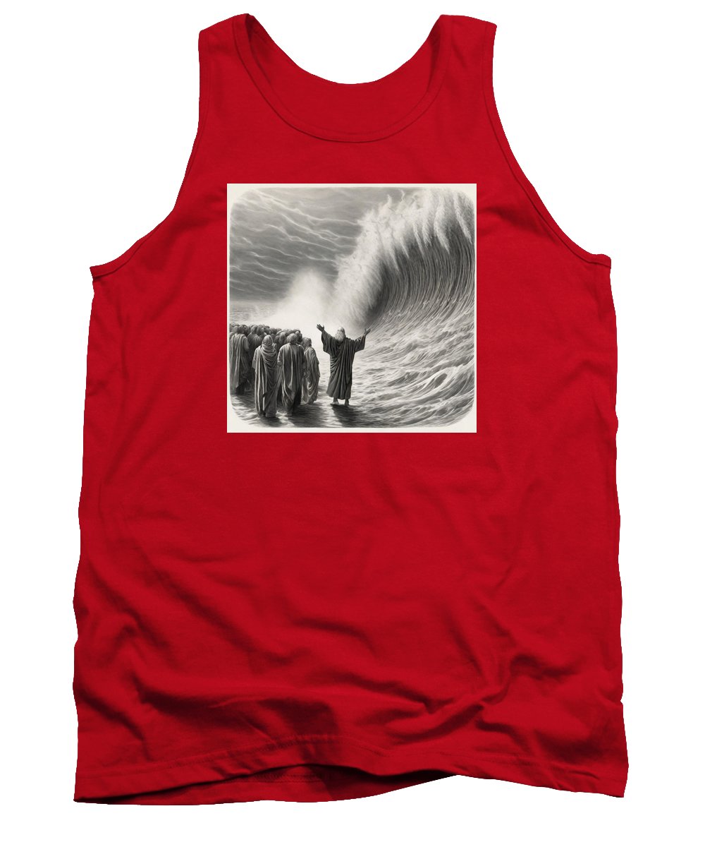 Moses Parting The Red Sea - Tank Top
