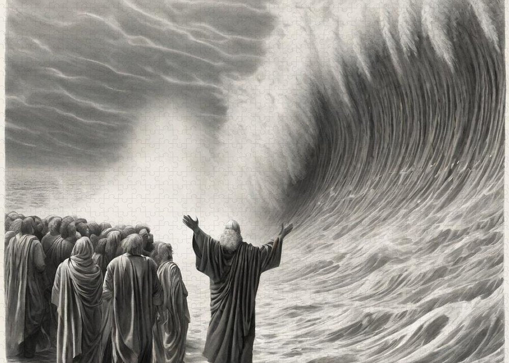 Moses Parting The Red Sea - Puzzle