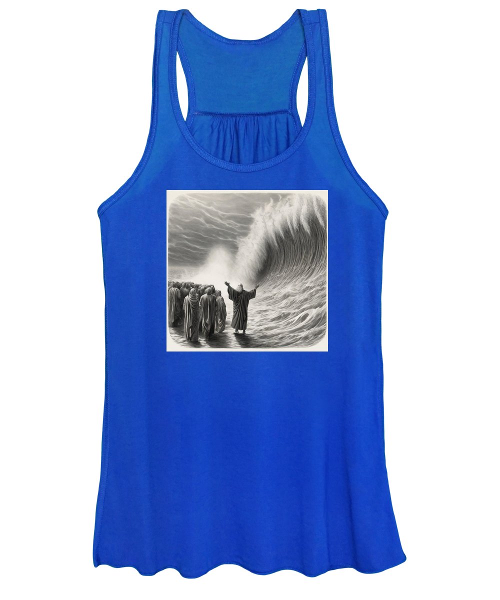 Moses Parting The Red Sea - Women's Tank Top