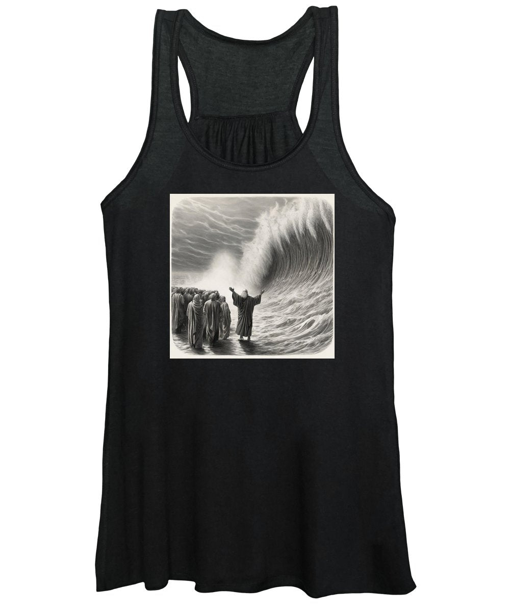 Moses Parting The Red Sea - Women's Tank Top