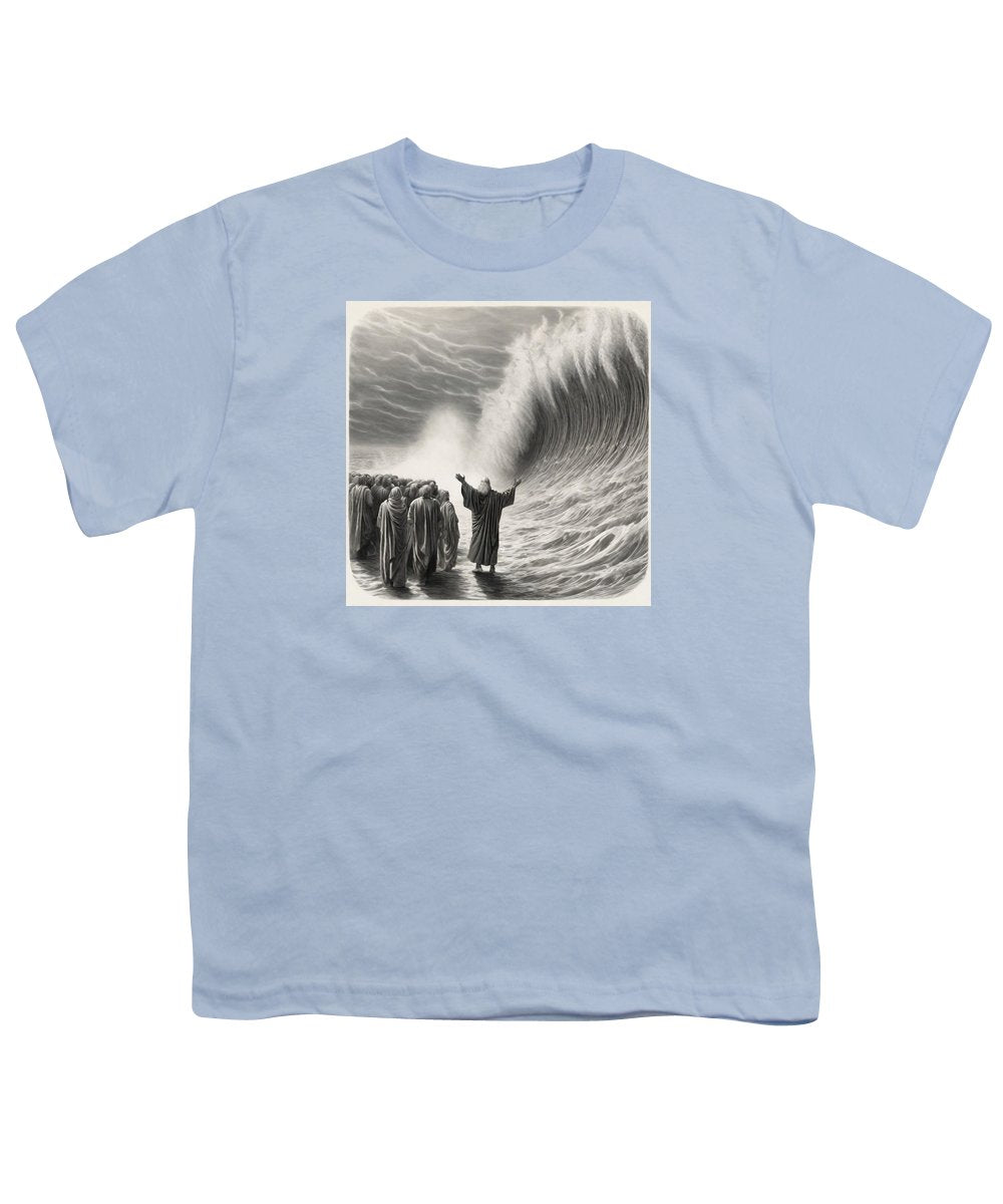 Moses Parting The Red Sea - Youth T-Shirt