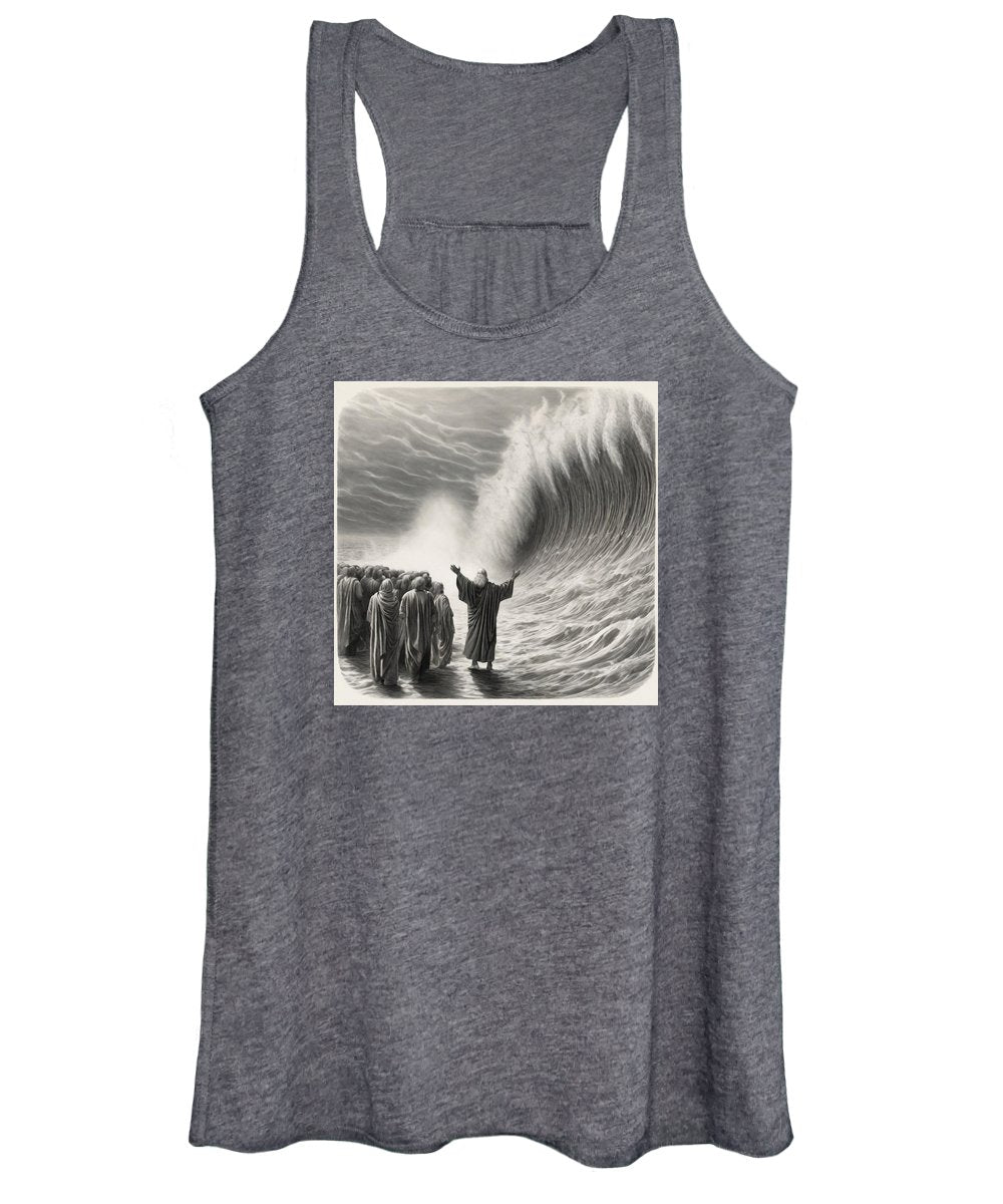 Moses Parting The Red Sea - Women's Tank Top