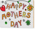 Mothers Day Tee - Wood Print