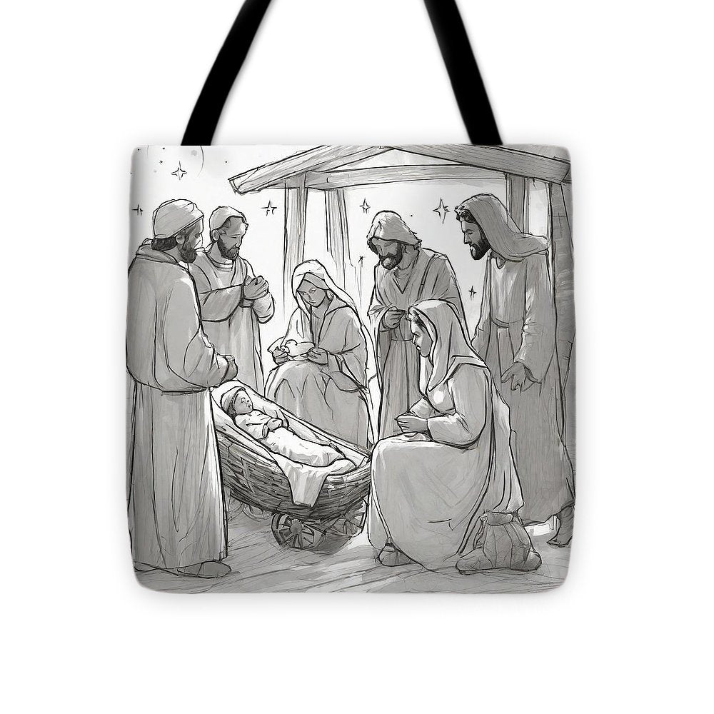 Nativity Scene - Tote Bag