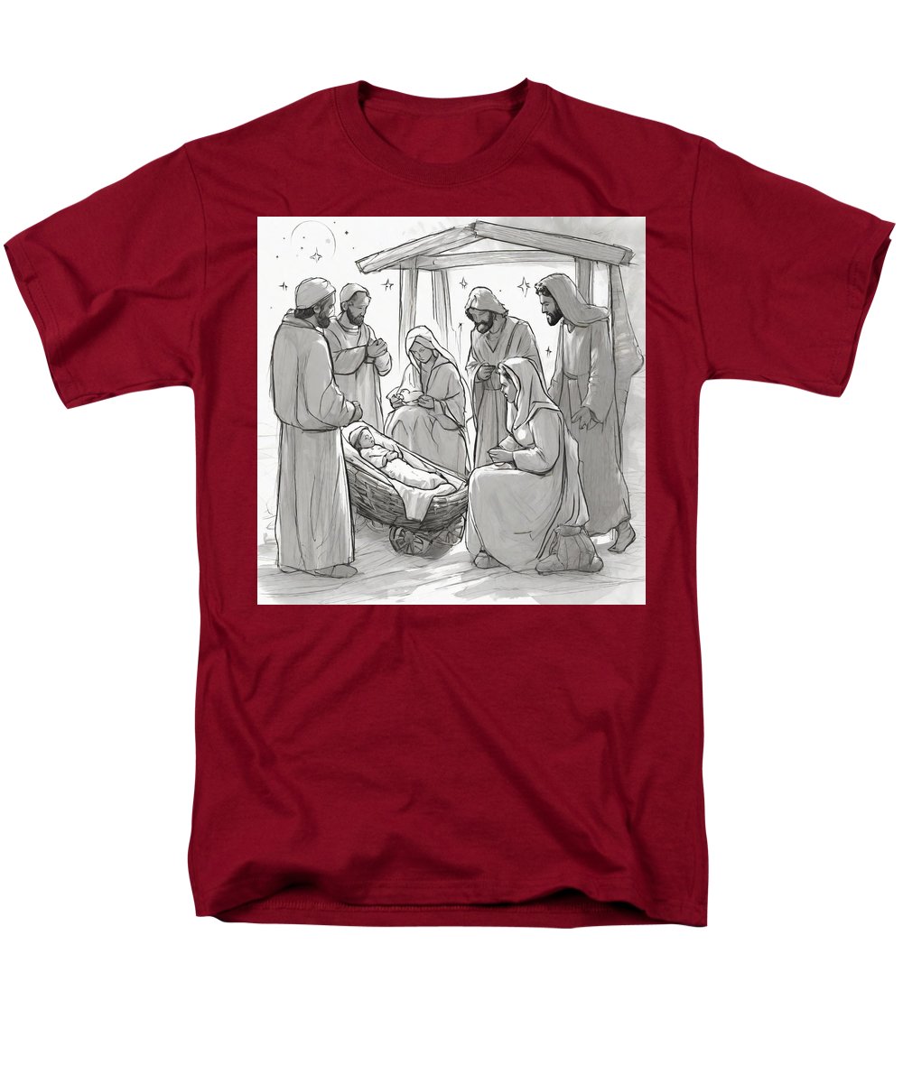 Nativity Scene - Men's T-Shirt  (Regular Fit)