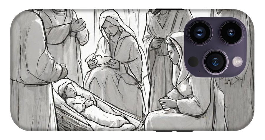 Nativity Scene - Phone Case