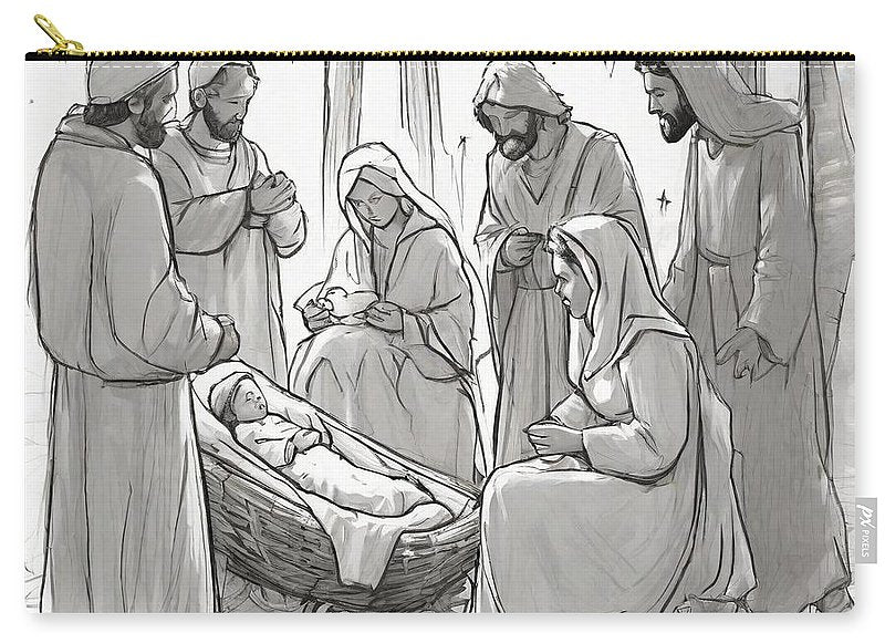 Nativity Scene - Zip Pouch