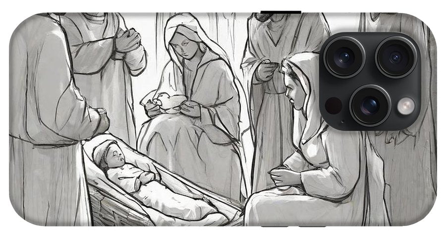Nativity Scene - Phone Case