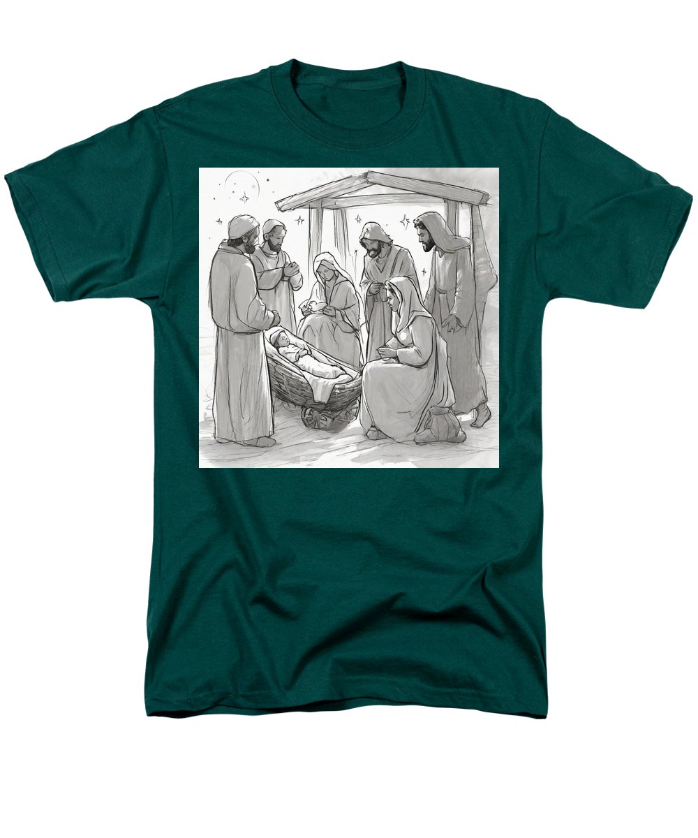 Nativity Scene - Men's T-Shirt  (Regular Fit)