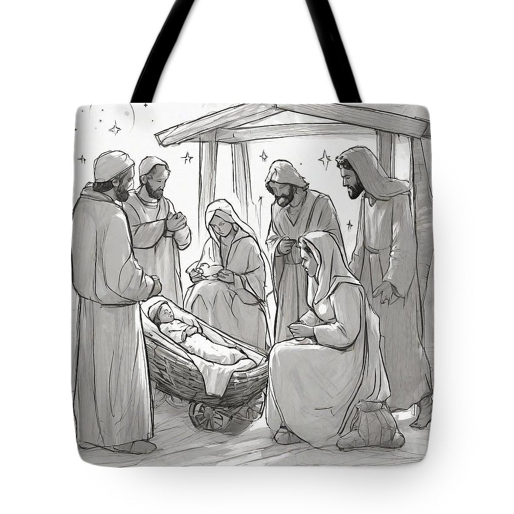 Nativity Scene - Tote Bag