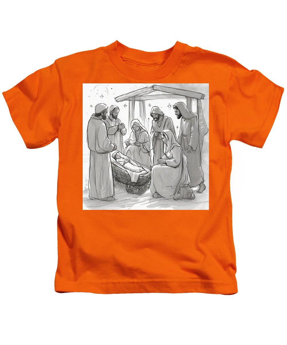 Nativity Scene - Kids T-Shirt