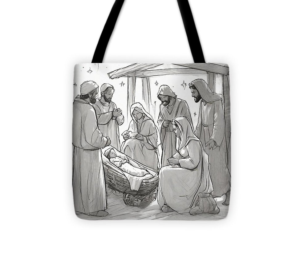 Nativity Scene - Tote Bag