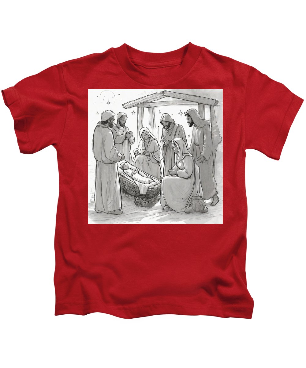 Nativity Scene - Kids T-Shirt