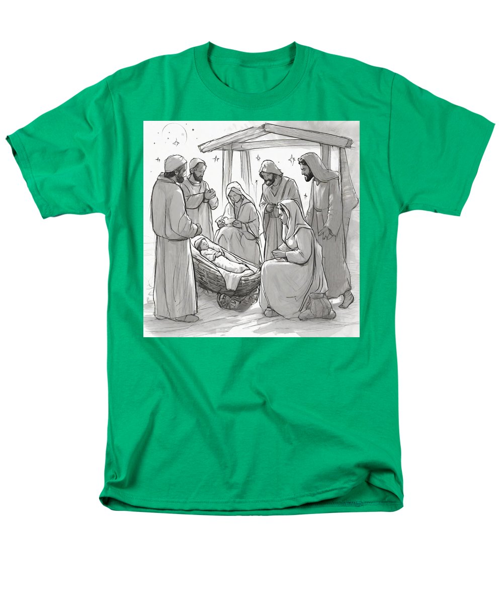 Nativity Scene - Men's T-Shirt  (Regular Fit)
