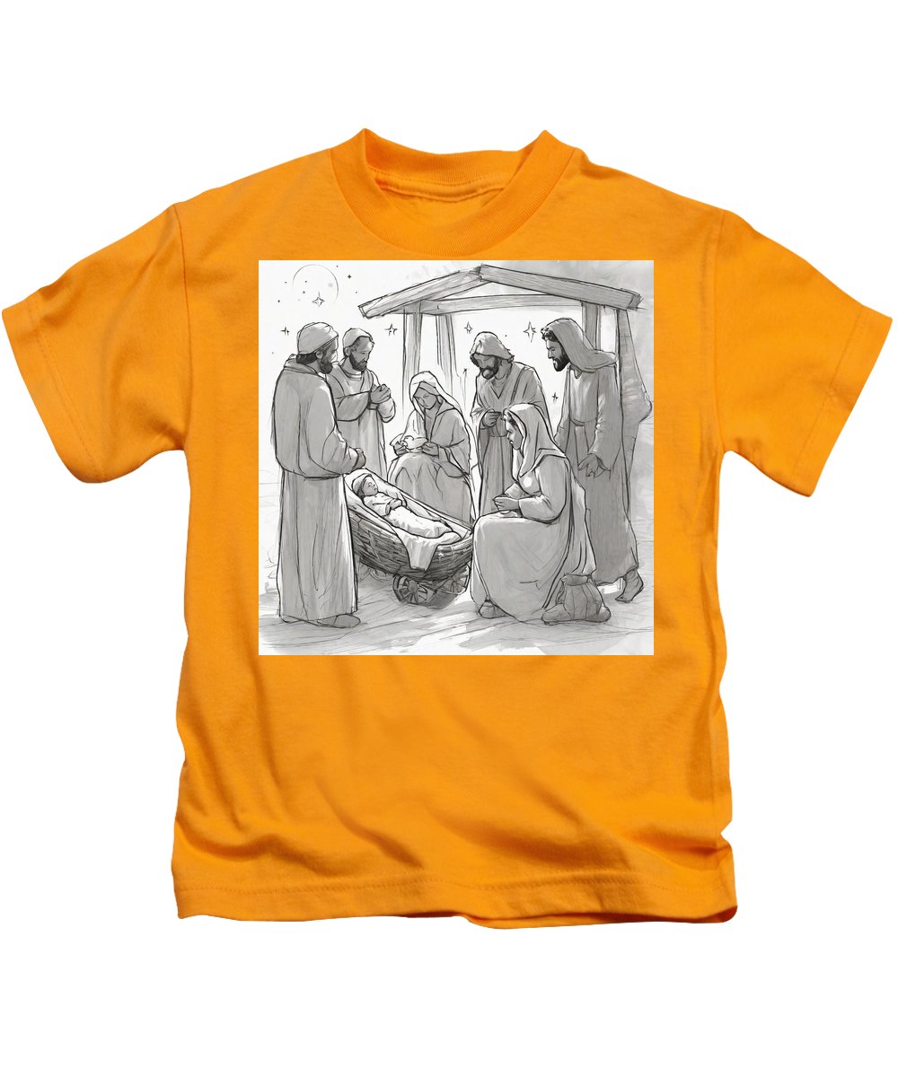 Nativity Scene - Kids T-Shirt