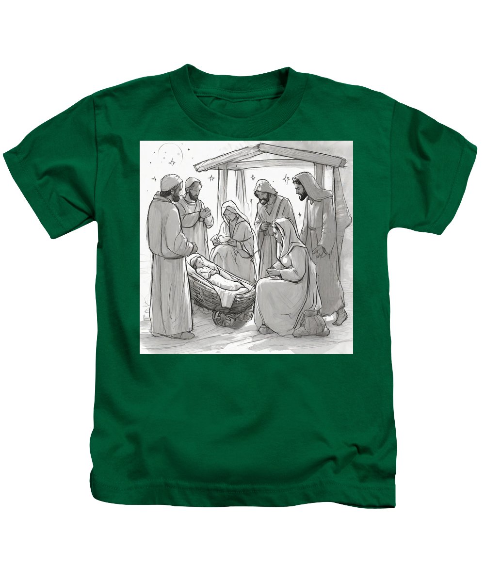 Nativity Scene - Kids T-Shirt