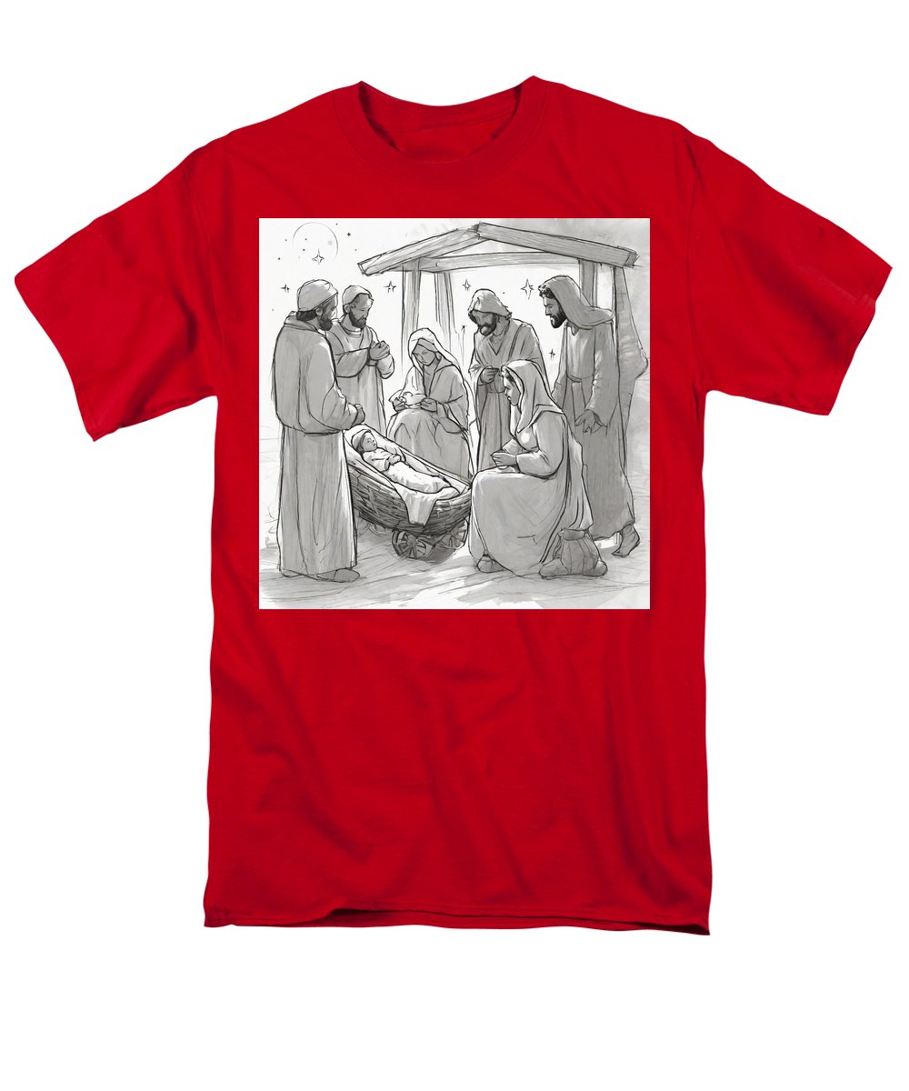Nativity Scene - Men's T-Shirt  (Regular Fit)