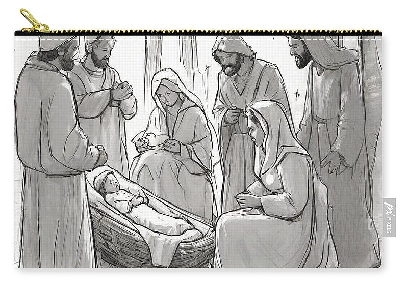 Nativity Scene - Zip Pouch