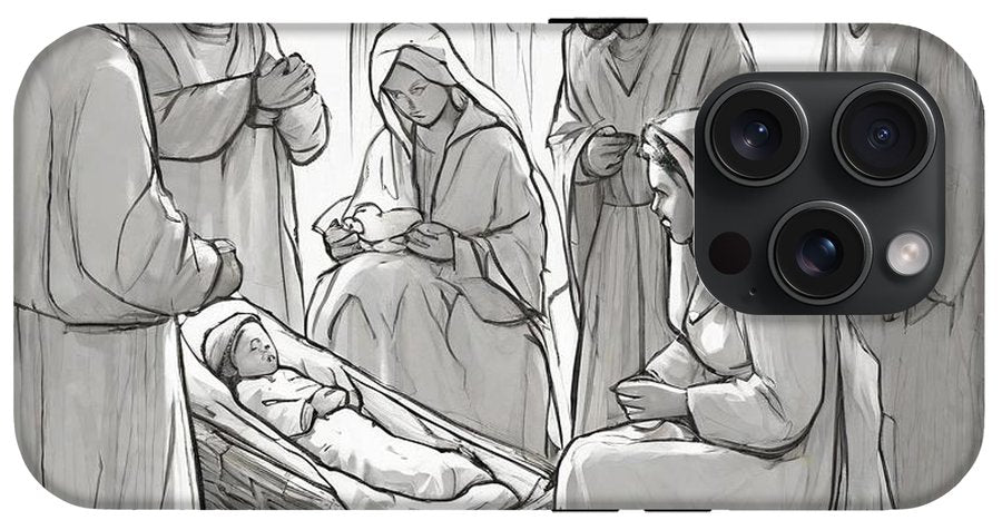 Nativity Scene - Phone Case