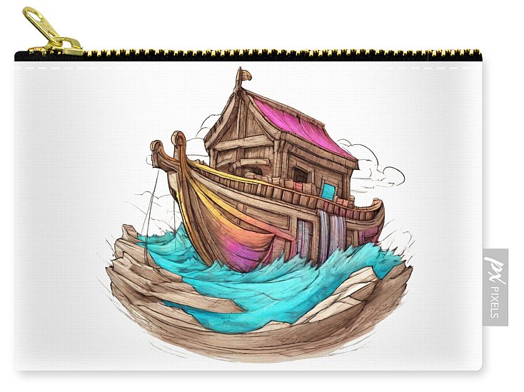 Noah's Ark - Zip Pouch
