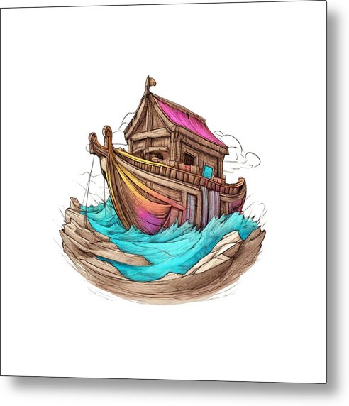 Noah's Ark - Metal Print