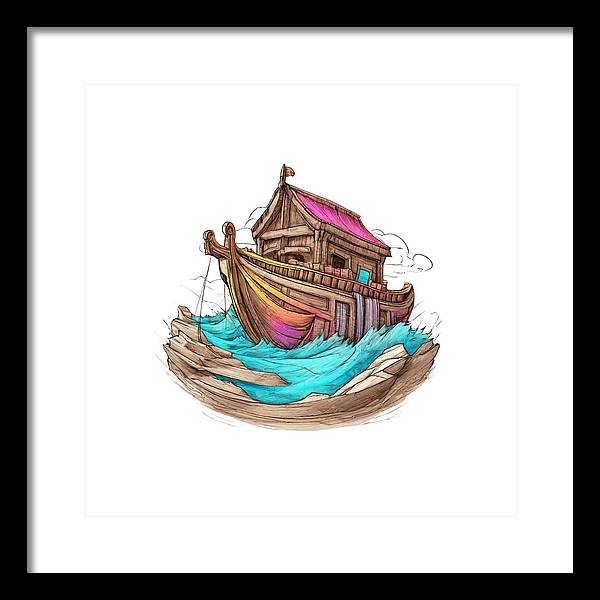 Noah's Ark - Framed Print