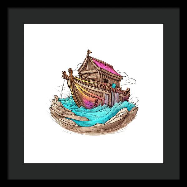 Noah's Ark - Framed Print
