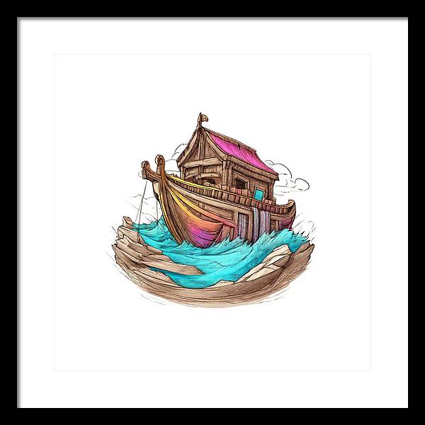 Noah's Ark - Framed Print