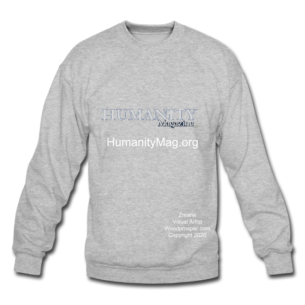 Unisex Humanity Project Crewneck Sweatshirt - heather gray
