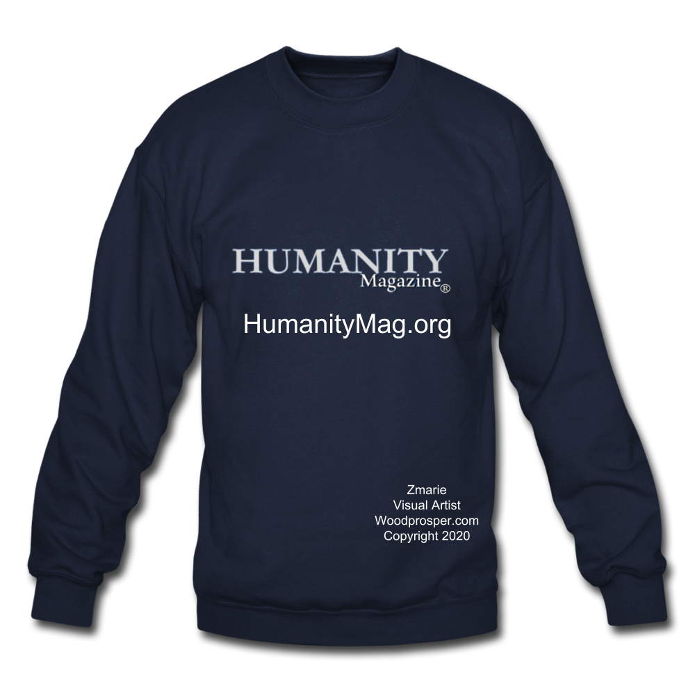 Unisex Humanity Project Crewneck Sweatshirt - navy