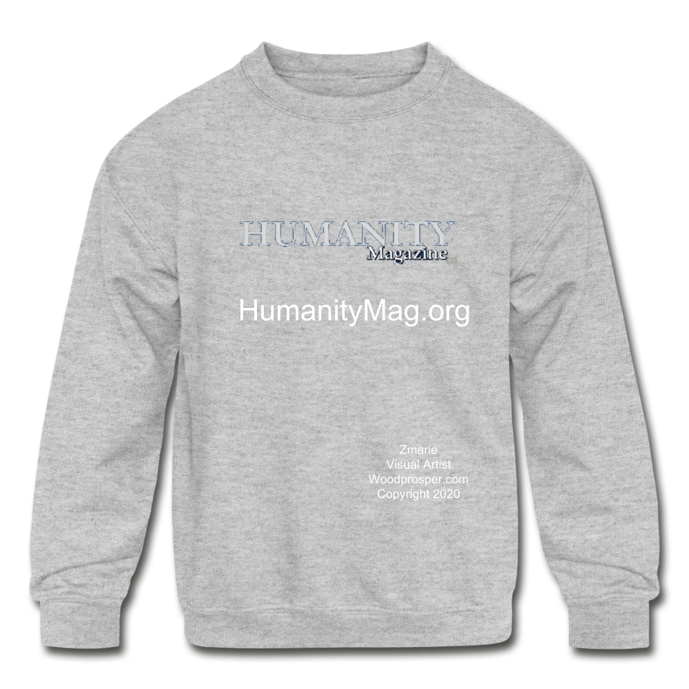 Humanity Project Kids' Crewneck Sweatshirt - heather gray