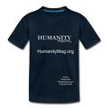 Unisex Humanity Project Kids' Premium T-Shirt - deep navy